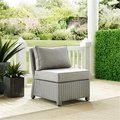 Crosley Bradenton Outdoor Wicker Sectional Center Chair; Grey KO70017GY-GY